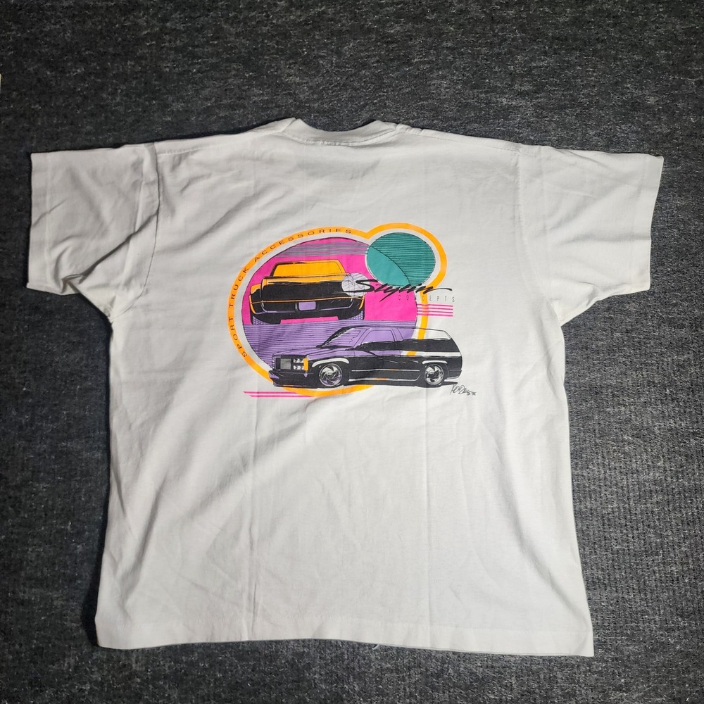 Vintage Screen Stars Best Stylin Concepts Sport Truck T-Shirt XXL 90s (D13-1)